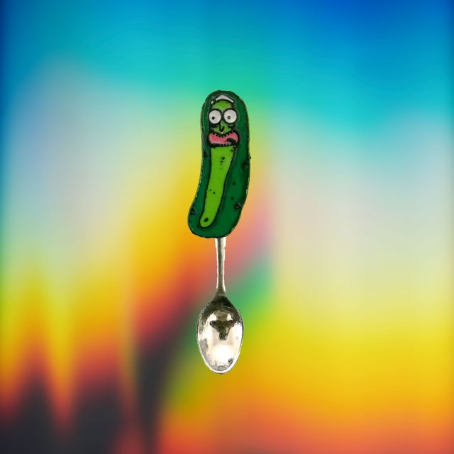 Pickle Rick Bump Spoon